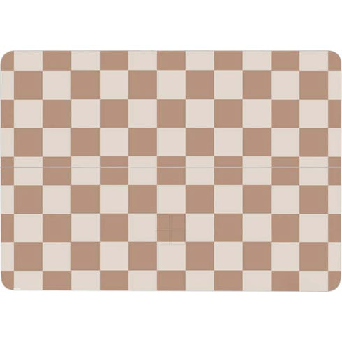 Neutral Checkered Surface Laptop Studio Skin